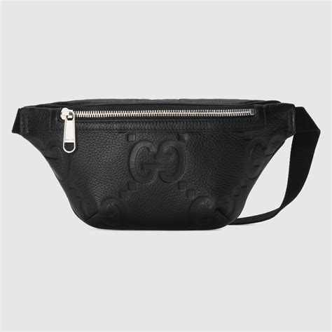 Marsupio in pelle Jumbo GG in Nero .